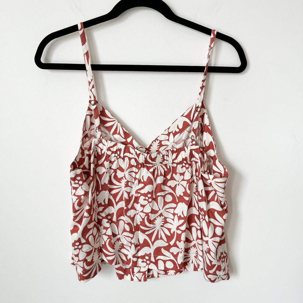 Marine Layer Celeste Hemp Cami Tank Floral Womens XL Summer Travel Resort - Picture 4 of 13